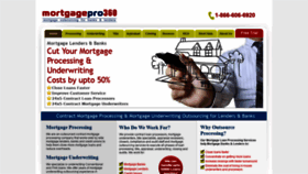 What Mortgagepro360.com website looked like in 2020 (3 years ago)