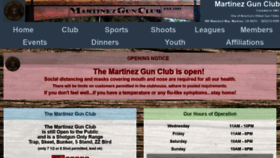 What Martinezgunclub.net website looked like in 2020 (3 years ago)