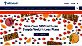 What Medifastdiet.com website looked like in 2020 (3 years ago)