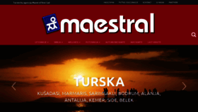 What Maestral.co.rs website looked like in 2020 (3 years ago)