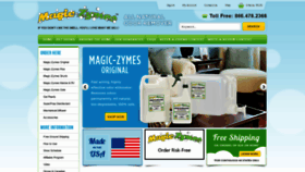 What Magic-zymes.com website looked like in 2020 (3 years ago)
