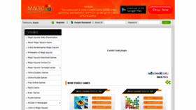 What Magicsquarepuzzles.com website looked like in 2020 (3 years ago)