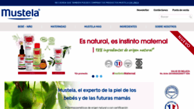 What Mustela.com.mx website looked like in 2020 (3 years ago)