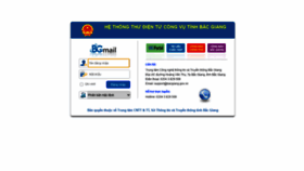 What Mail.bacgiang.gov.vn website looked like in 2020 (3 years ago)