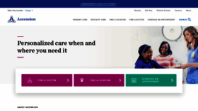What Myhealth.stvincent.org website looked like in 2020 (3 years ago)