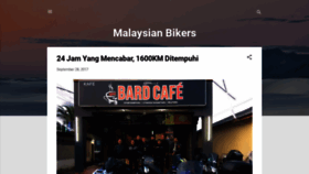 What Malaysianbikers.com website looked like in 2020 (3 years ago)
