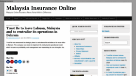 What Malaysiainsurance.info website looked like in 2020 (3 years ago)