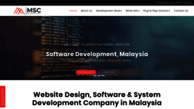 What Maplecreation.com website looked like in 2020 (4 years ago)