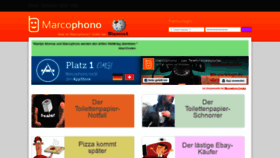 What Marcophono.net website looked like in 2020 (3 years ago)