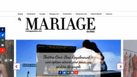 What Mariagequebec.com website looked like in 2020 (3 years ago)