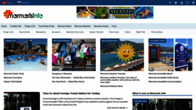 What Marmarisinfo.com website looked like in 2020 (3 years ago)