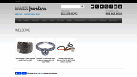 What Marxjewelers.com website looked like in 2020 (3 years ago)