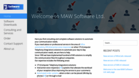 What Mawnet.com website looked like in 2020 (3 years ago)