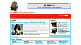 What Mainstreetdog.com website looked like in 2020 (3 years ago)