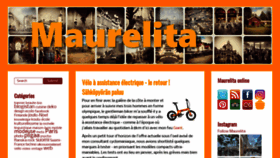 What Maurelita.com website looked like in 2020 (3 years ago)