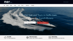 What Meryachting.com website looked like in 2020 (3 years ago)