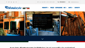 What Metalstyle.eu website looked like in 2020 (3 years ago)