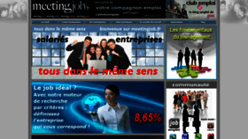 What Meetingjob.fr website looked like in 2020 (3 years ago)