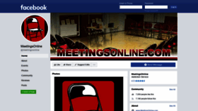 What Meetingsonline.com website looked like in 2020 (3 years ago)