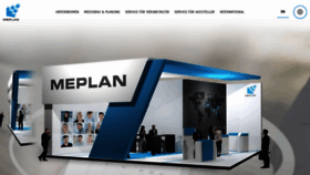 What Meplan.de website looked like in 2020 (3 years ago)