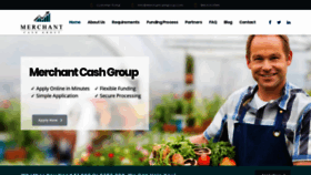 What Merchantcashgroup.com website looked like in 2020 (3 years ago)