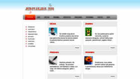 What Mergvakaris.info website looked like in 2020 (3 years ago)