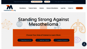 What Mesotheliomahelp.net website looked like in 2020 (3 years ago)