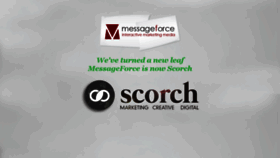 What Messageforce.net website looked like in 2020 (3 years ago)