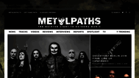 What Metalpaths.com website looked like in 2020 (3 years ago)