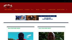 What Miaasports.net website looked like in 2020 (3 years ago)