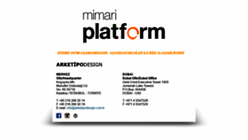What Mimariplatform.com website looked like in 2020 (3 years ago)