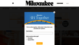 What Milwaukeemagazine.com website looked like in 2020 (3 years ago)