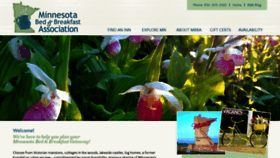 What Minnesotabedandbreakfasts.org website looked like in 2020 (3 years ago)