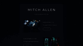 What Mitchallen.com website looked like in 2020 (3 years ago)