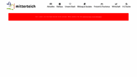 What Mitterteich.de website looked like in 2020 (4 years ago)