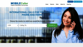 What Mobilecaller.com website looked like in 2020 (3 years ago)