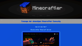 What Minecraftler.de website looked like in 2020 (3 years ago)