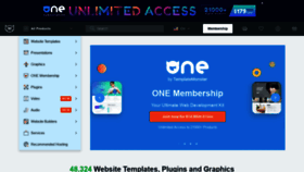 What Monstertemplate.com website looked like in 2020 (3 years ago)