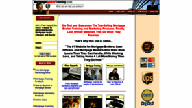 What Mortgagebrokertraining.com website looked like in 2020 (3 years ago)