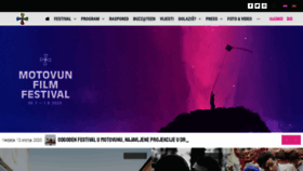 What Motovunfilmfestival.com website looked like in 2020 (3 years ago)