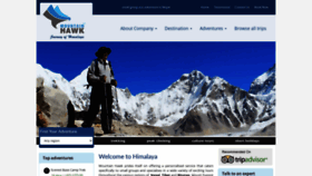 What Mountainhawktrek.com website looked like in 2020 (3 years ago)