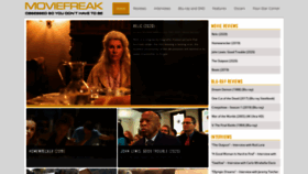 What Moviefreak.com website looked like in 2020 (3 years ago)