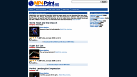 What Mp4point.com website looked like in 2020 (3 years ago)