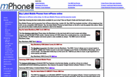 What Mphone.co.uk website looked like in 2020 (3 years ago)