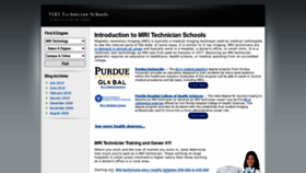 What Mritechnicianschools.net website looked like in 2020 (3 years ago)