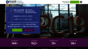What Mssharepointconference.com website looked like in 2020 (3 years ago)