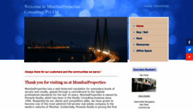 What Mumbaiproperties.com website looked like in 2020 (3 years ago)
