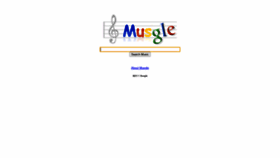 What Musgle.com website looked like in 2020 (3 years ago)