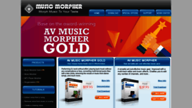 What Musicmorpher.com website looked like in 2020 (3 years ago)