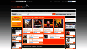 What Musicjuice.com website looked like in 2020 (3 years ago)